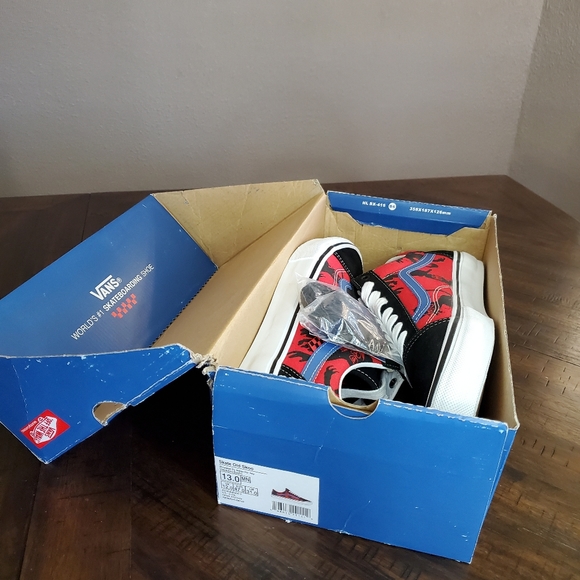 Vans Skate Old Skool Krooked by Natas For Ray Barbee Men Size 13 - Picture 11 of 13